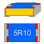 Smd widerstand ohm 1 - smd-widerstand, 1%