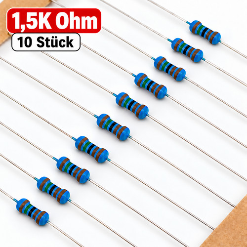Stück ohm metallfilm - 1,5k,