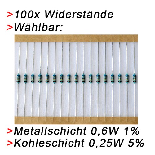 100 widerstände - 100,
