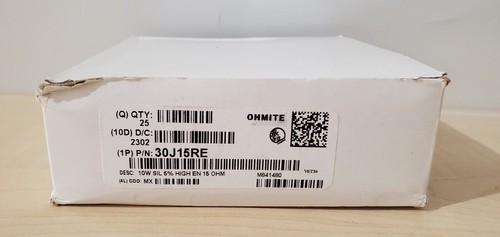 Ohmite 30j15re - ohmite,